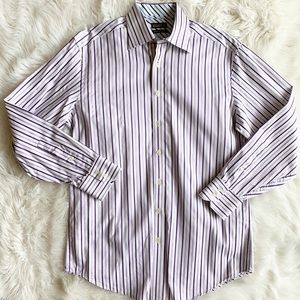 Ted Baker Performance Striped Dress Shirt MC0724